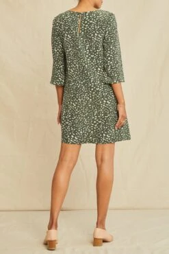 Sandrine Washable Silk Dress -Drapsify Sales Store 0135 Sandrine Rocher Dot 3175 web