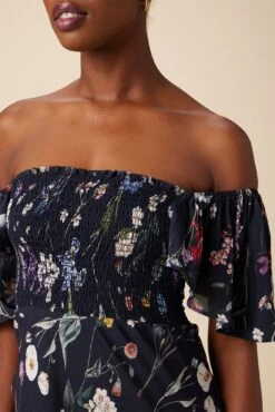 Dima Ecovero Midi Dress - Gemini Navy -Drapsify Sales Store 01 10167 Dima Gemini Navy 4