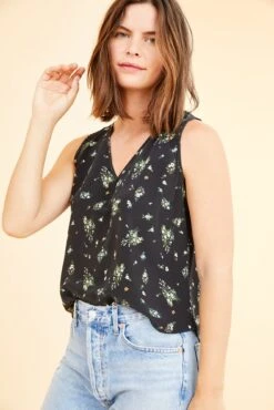 Tori Silk Tank -Drapsify Sales Store 0211ToriBolinasFloral 6682 web