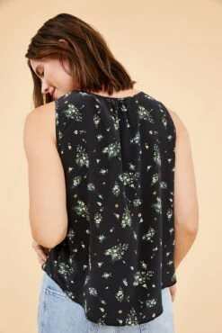 Tori Silk Tank -Drapsify Sales Store 0211ToriBolinasFloral 6728 web