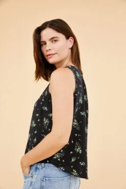 Tori Silk Tank -Drapsify Sales Store 0211ToriBolinasFloral 6737 web