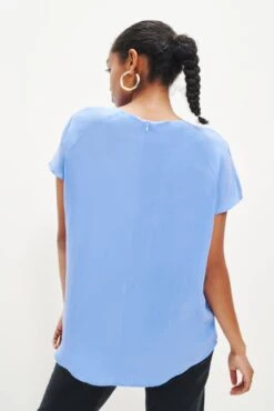 Delilah Cupro Top - Sky -Drapsify Sales Store 0273 Delilah Sky 1111 Web 2c142627 6977 45f2 92d0 410ed796b879