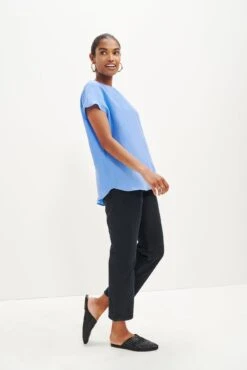 Delilah Cupro Top - Sky -Drapsify Sales Store 0273 Delilah Sky 1121 Web 60aafb5c ed4f 4f6d b63d cc5e6ac51456