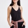 Jada Dream Knit Tank - Black - ReAmour