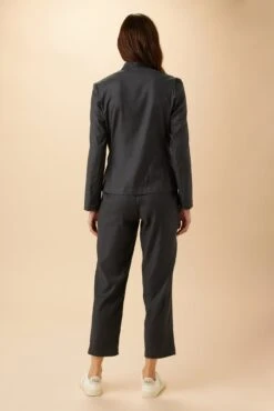 Meredith Femme Fête Blazer - Pewter -Drapsify Sales Store 03 7930 Meredith Pewter 3