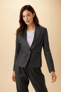 Meredith Femme Fête Blazer - Pewter -Drapsify Sales Store 03 7930 Meredith Pewter 5