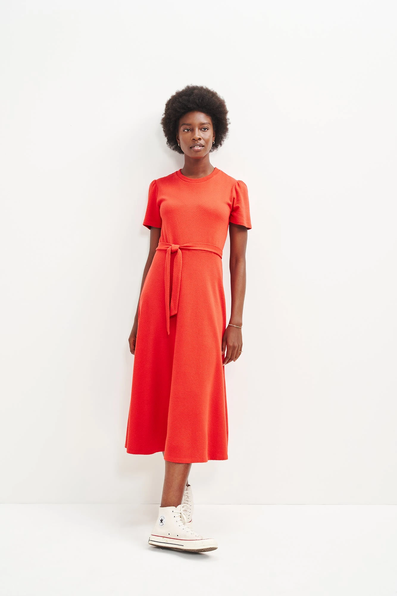 Tenille Scallop Knit Midi Dress 3 Tenille Scallop Knit Midi Dress - Image 3