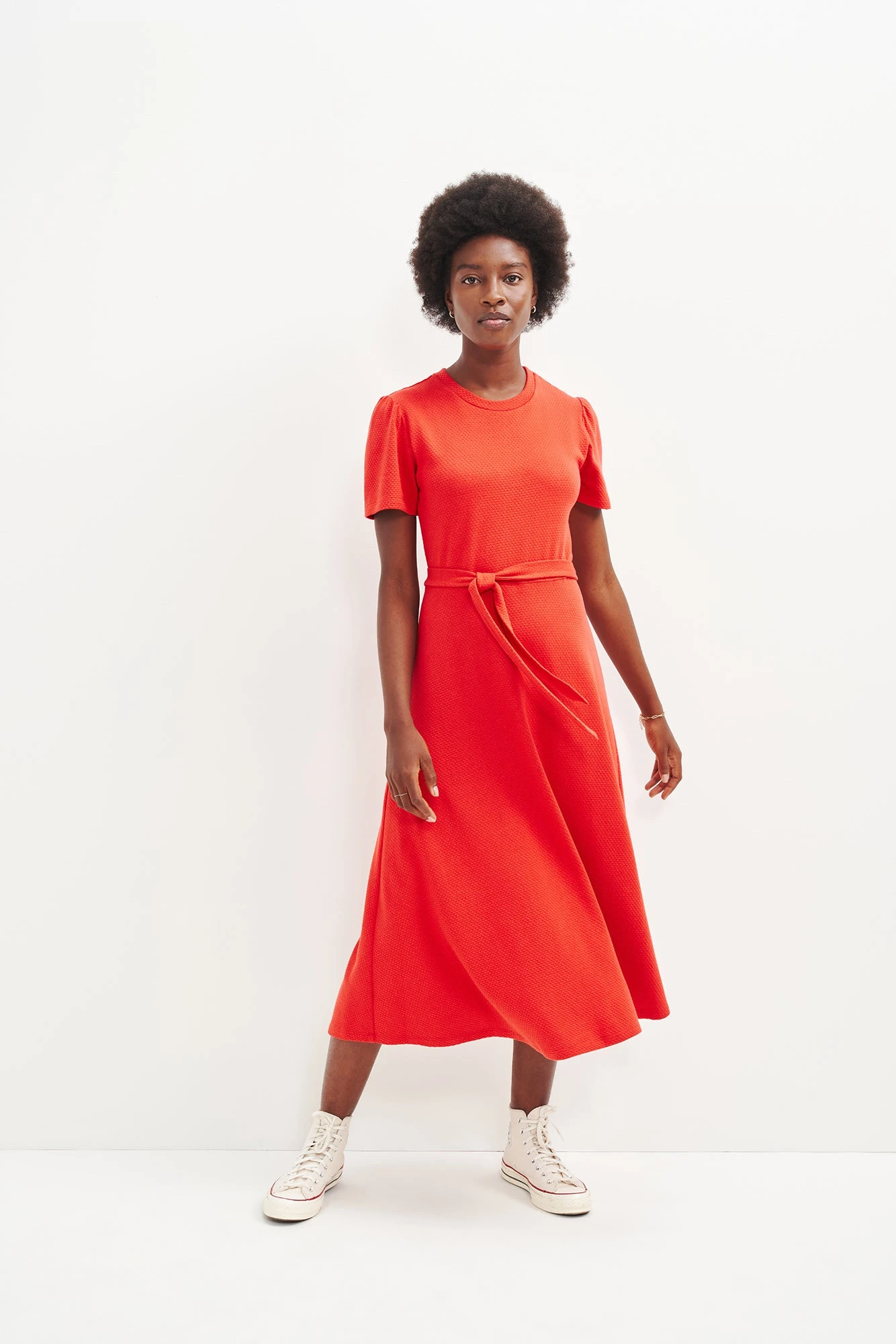 Tenille Scallop Knit Midi Dress 4 Tenille Scallop Knit Midi Dress - Image 4