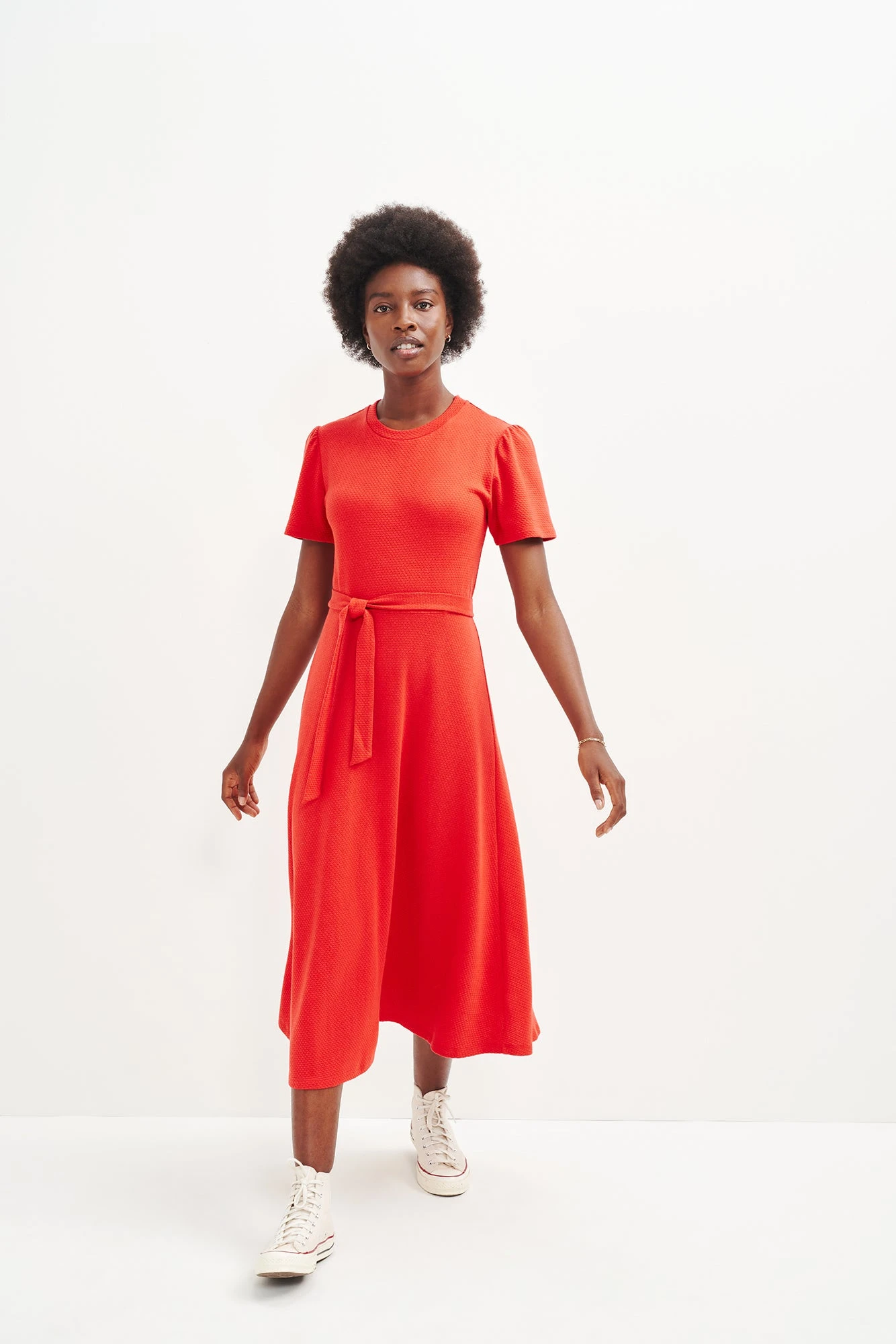 Tenille Scallop Knit Midi Dress 5 Tenille Scallop Knit Midi Dress - Image 5