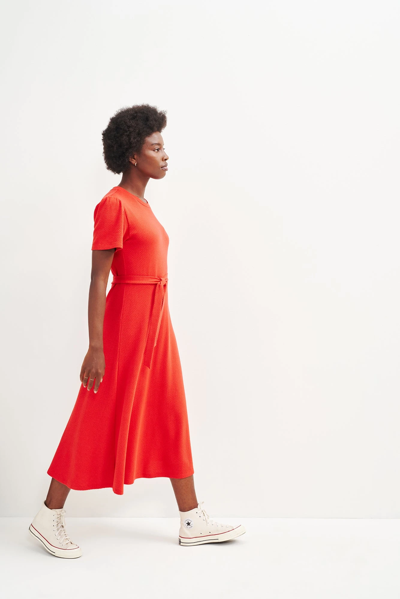 Tenille Scallop Knit Midi Dress 1 Tenille Scallop Knit Midi Dress