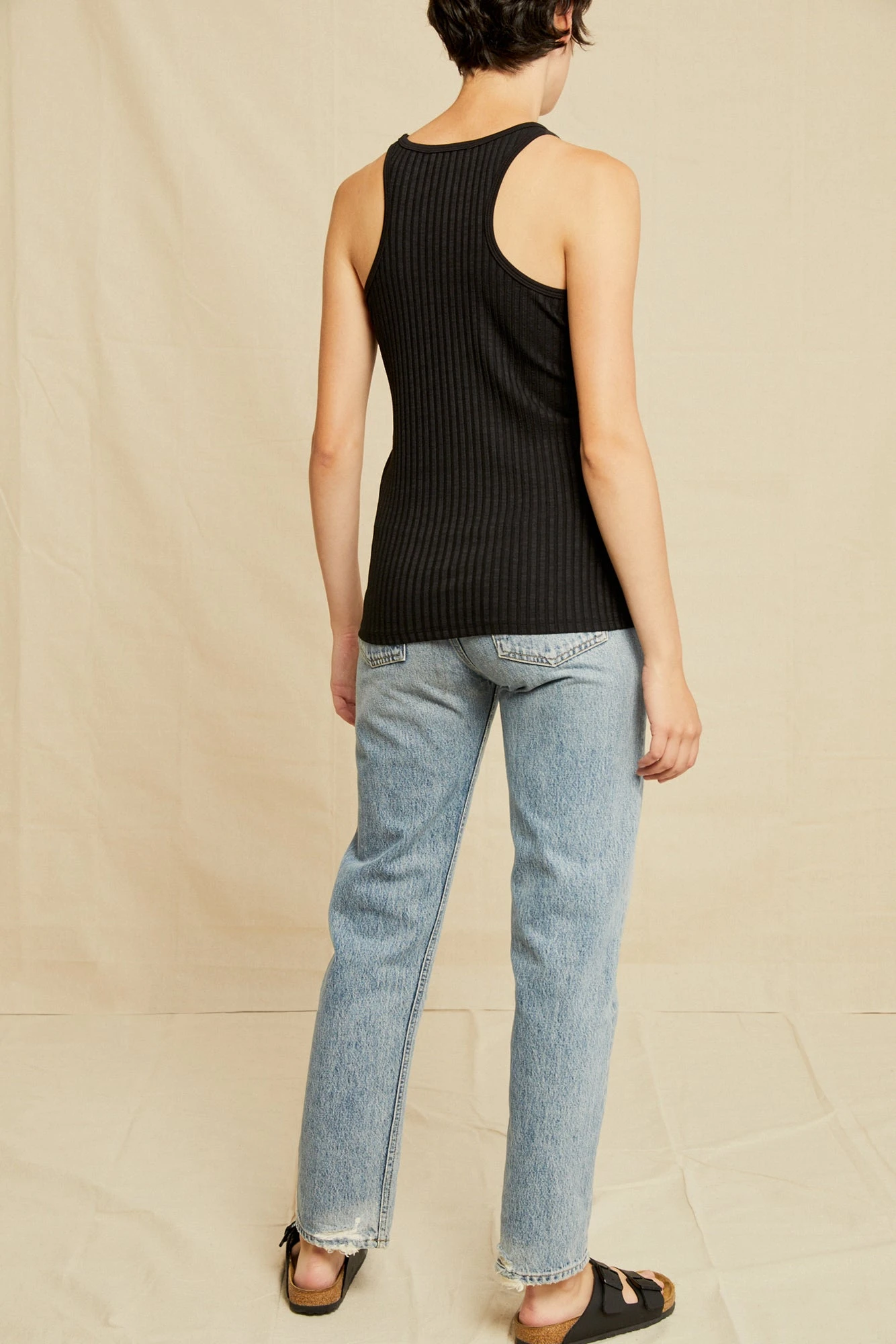 Celeste Knit Tank - Black 3 Celeste Knit Tank - Black - Image 3