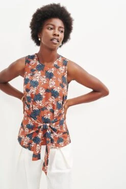 Natalie Upcycled Tank - Lipari Floral - ReAmour