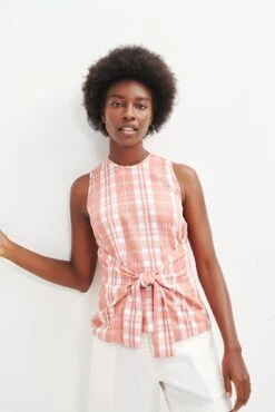 Natalie Upcycled Tank - ReAmour -Drapsify Sales Store 0458 Natalie Madera Check 0748 web 2b6431e1 59c2 4f5c 9342 76c74d413027