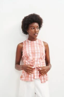 Natalie Upcycled Tank - ReAmour -Drapsify Sales Store 0458 Natalie Madera Check 0751 web 2b7fca14 e3bb 4003 b9be 3783e19d5dd7