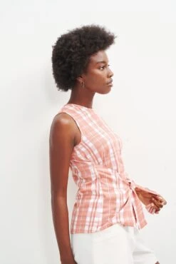 Natalie Upcycled Tank - ReAmour -Drapsify Sales Store 0458 Natalie Madera Check 0778 web 9edde96a 326c 4612 8502 fee1530ee77e