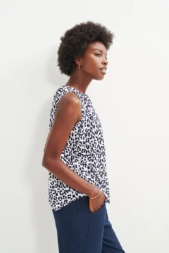 Floret Silken Modal Tank - Navy Sauvage -Drapsify Sales Store 0503 Floret Sauvage Print 0200 web 2b12793f 4bf0 4cae 8659 764f5674c5cb
