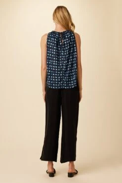 Floret Silken Modal Tank - Squared Up Black -Drapsify Sales Store 0503 Floret Squared Up Black 3