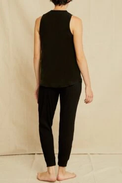 Pippen Mixed Cupro Tank - Black - ReAmour -Drapsify Sales Store 0510 Pippen Black 0207 Web 371a9adb a04b 47a4 84a5 0f19a0280144