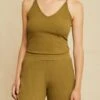 Jada Paris Rib Tank - Matcha