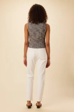 Kinsley Upcycled Top - Navy -Drapsify Sales Store 0531 Kinsley Navy Boucle 3