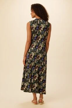 Olive Viscose Knit Dress - Summer Fields -Drapsify Sales Store 0557 Olive Viscose Summer Fields 3