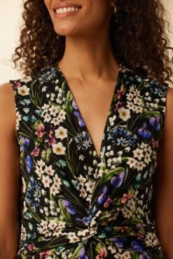 Olive Viscose Knit Dress - Summer Fields -Drapsify Sales Store 0557 Olive Viscose Summer Fields 4