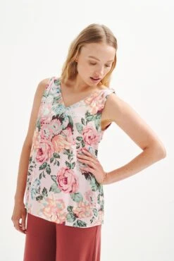 Ninette Upcycled Tank - ReAmour -Drapsify Sales Store 0589 Ninette Upcycled Genoa Floral 0434 web 880125a1 89a1 49df 9deb 7cf30c04c9c6