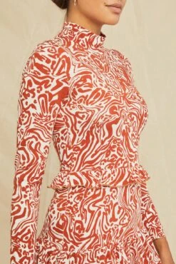 Sicily Reverie Knit Dress -Drapsify Sales Store 0601 Sicily Gatsby Print 5652 web