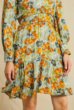 Olympia Ecovero Dress -Drapsify Sales Store 0605 Olympia Veranda Floral 0793 web