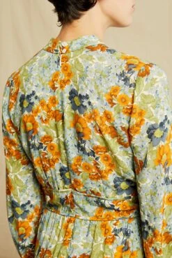 Olympia Ecovero Dress -Drapsify Sales Store 0605 Olympia Veranda Floral 0806 web