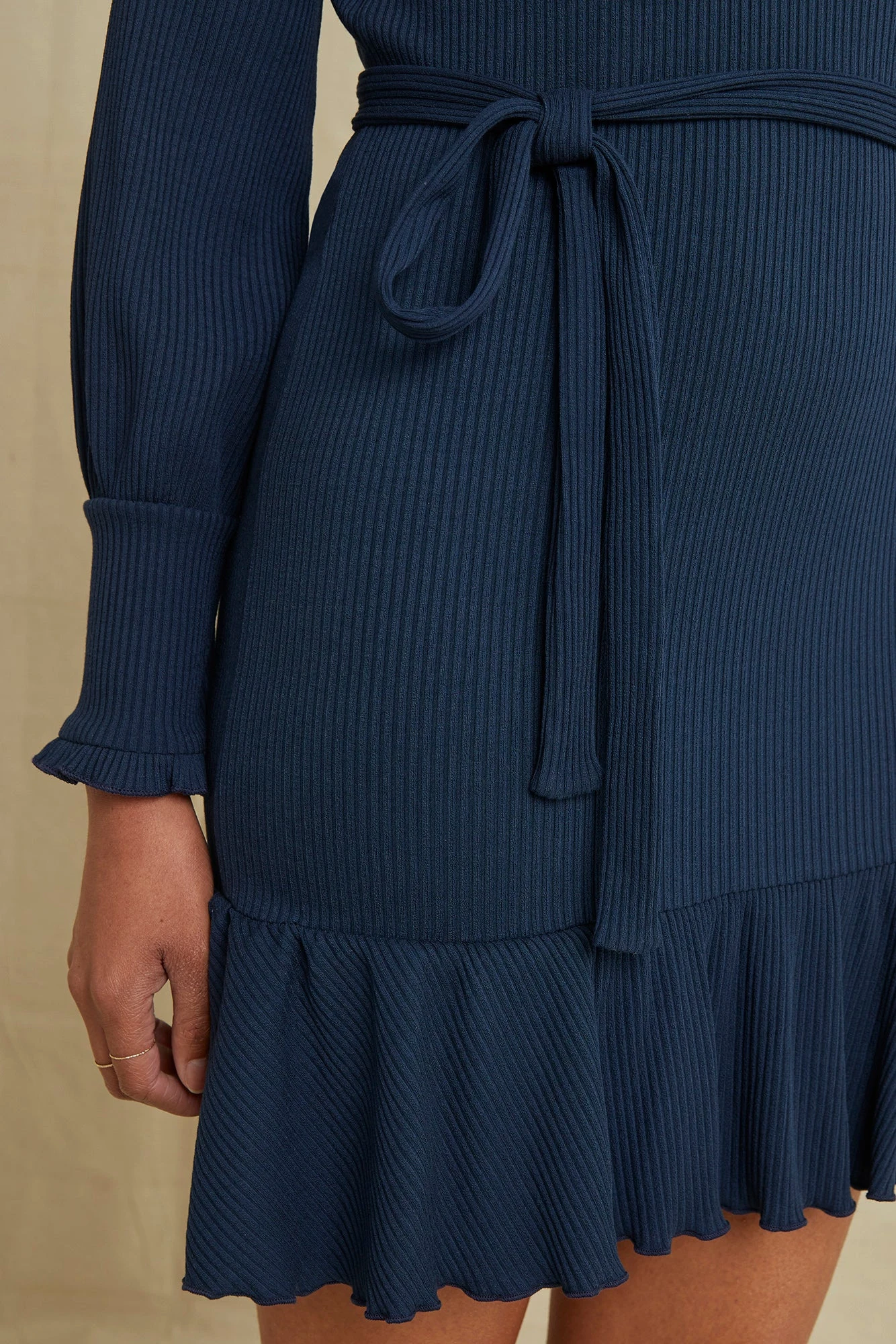 Ziggy Paris Rib Dress - Ocean 4 Ziggy Paris Rib Dress - Ocean - Image 4