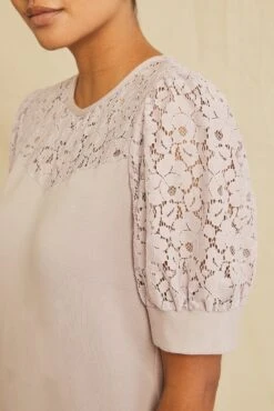 Danielle Luxe Fleece Lace Dress - Dawn -Drapsify Sales Store 0673 Danielle Dawn 1414 web 7eda8e28 a38f 4e6c aebc 108d97882063