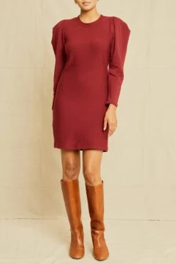 Rosemary Nouveau Fleece Dress - Mulberry
