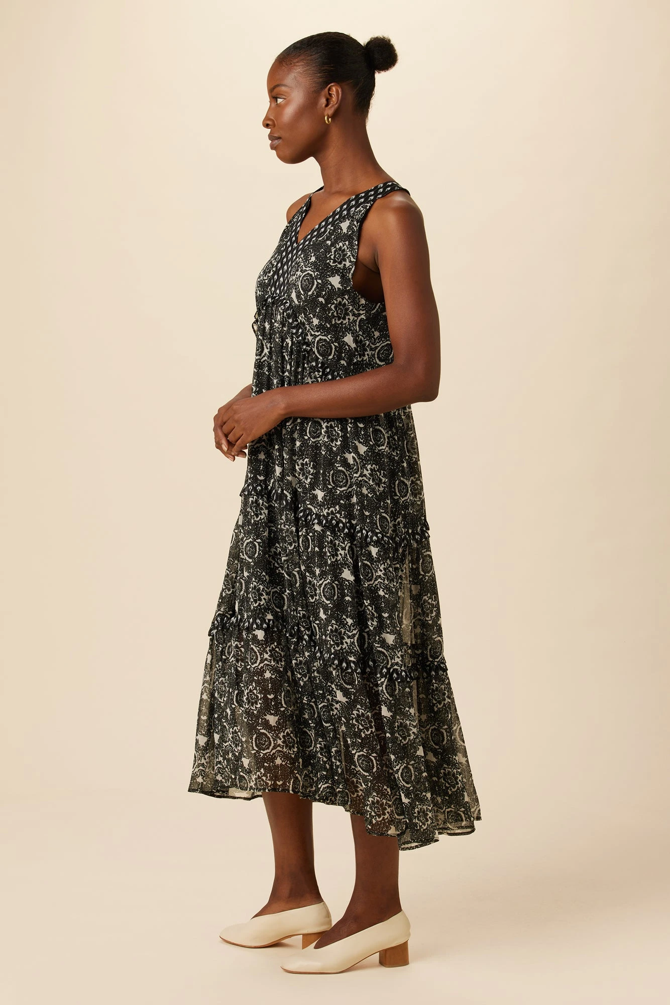 Tati Chiffon Maxi Dress - Petra 2 Tati Chiffon Maxi Dress - Petra - Image 2