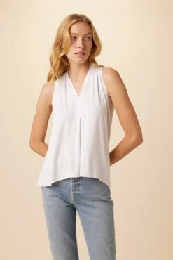 Suzanna Dream Knit Top - White