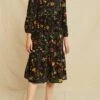 Adrienne Washable Silk Dress - Saint Germain Floral