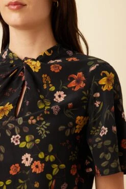 Seville Washable Silk Blouse - Saint Germain Floral -Drapsify Sales Store 0806 Seville St. Germain Floral 4