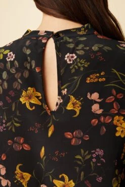 Seville Washable Silk Blouse - Saint Germain Floral -Drapsify Sales Store 0806 Seville St. Germain Floral 5