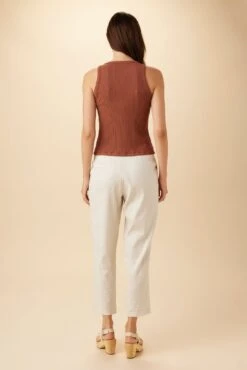 Asmet Paris Rib Tank - Earth -Drapsify Sales Store 08 10195 Asmet Earth 3