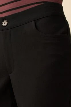 Graziella Woven Spandex Pant - Black -Drapsify Sales Store 10073R1 Graziella Woven Modal Black 5