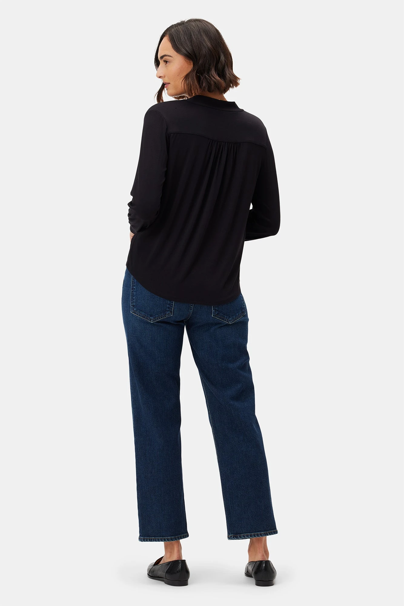 Aster Dream Knit Blouse - Black 3 Aster Dream Knit Blouse - Black - Image 3