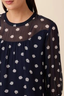 Melody Chiffon Blouse - Phillipa -Drapsify Sales Store 10107 Melody Phillipa Ditsy 4