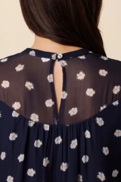 Melody Chiffon Blouse - Phillipa -Drapsify Sales Store 10107 Melody Phillipa Ditsy 5