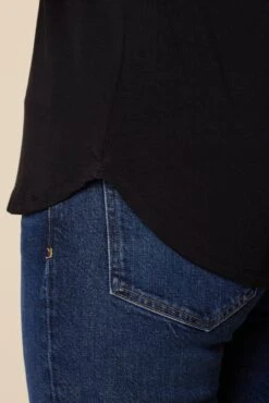 Atlanta Dream Knit Top - Black -Drapsify Sales Store 10131 Atlanta Modal Black 5