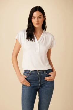 Atlanta Dream Knit Top - White