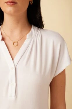 Atlanta Dream Knit Top - White 7 Atlanta Dream Knit Top - White -Drapsify Sales Store 10131 Atlanta Modal White 4