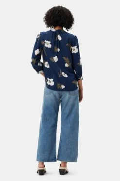 Charlotte Washable Silk Blouse - Luna -Drapsify Sales Store 10140 Charlotte Silk Luna 3