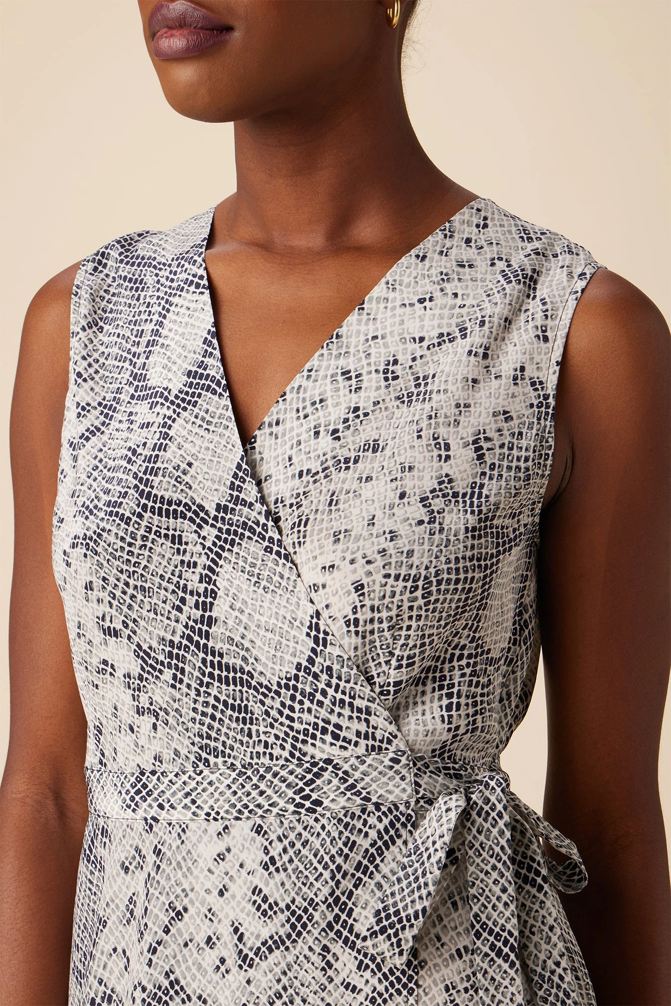 Ivy Washable Silk Dress - Serpentine 4 Ivy Washable Silk Dress - Serpentine - Image 4