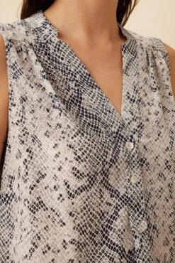 Amy Washable Silk Blouse - Serpentine -Drapsify Sales Store 10209 SL Amy Silk Serpentine 4