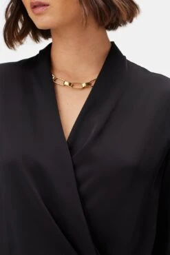 Calais Blouse - Black -Drapsify Sales Store 10243 Calais Black 4